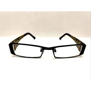 Keny Eyeglasses 07 BLKGR Designer Frames Only Brown 49-18-139